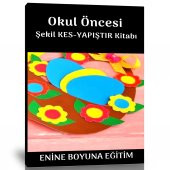 Okul Öncesi Kes-Yapıştır Etkinlik Kitabı - 1