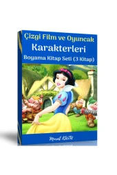 Çizgi Film Ve Oyuncak Karakterleri Boyama Kitap Seti (3 Kitap) - 1