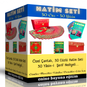 Lüx Çantalı Orta Boy Hatim Seti-30 Cüz-30 Yasin - 1