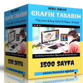 Hızlı Kolay Grafik Tasarım Öğreten Kitap Seti - 1