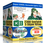 Süper Excel Uzmanlık Eğitim Seti (5 Kitap) - 1