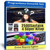 Programlama Uzmanlık Eğitim Seti (4 Süper Kitap) - 1