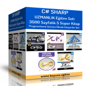 C SHARP Uzmanlık Eğitim Seti 5 Süper Kitap - 1