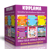 Çocuklar İçin Kodlama Öğreten Eğitim Seti (6 Kitap) - 1