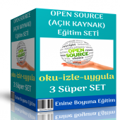 OPEN SOURCE (AÇIK KAYNAK) Eğitim SETİ (3 Süper Kitap) - 1