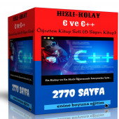 Hızlı- Kolaya C ve C++ Öğreten Kitap Seti - 1