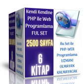 Kendi Kendine Php İle Süper Web Programlama Ful Seti (6 Süper Kitap) - 1
