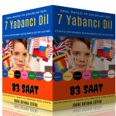 Okul Öncesi ve Çocuklar İçin 7 Yabancı Dil Eğitim Seti - 1