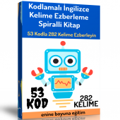 Kodlamalı İngilizce Kelime EZBERLEME Kitabı - 1