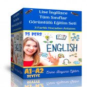 Lise İngilizce Tüm Sınıflar Görüntülü Eğitim Seti (75 Ders Videosu) - 1