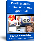 Pratik İngilizce Online Görüntülü Eğitim Seti (Başlangıç-Orta-İleri- İş Düzeyi) - 1