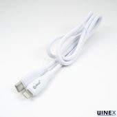 Winex CA119 3A PD20 Type-C to Lightning Data ve Hızlı Şarj Kablosu Beyaz - 2