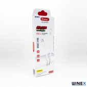 Winex CA119 3A PD20 Type-C to Lightning Data ve Hızlı Şarj Kablosu Beyaz - 4