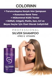 Colorinn Stardust Silver Mor Şampuan 500 ML - 2