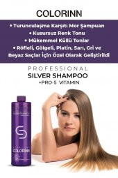Colorinn Stardust Silver Mor Şampuan 1000 ML - 2