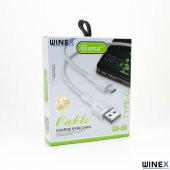 Winex CA58 2.4A UsbA to Type-C Data ve Hızlı Şarj Kablosu Siyah - 4