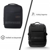 NPO Prestige 16" Smart Notebook Sırt Çantası-Siyah - 4