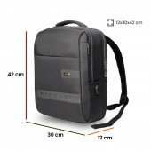 NPO Prestige 16" Smart Notebook Sırt Çantası-Siyah - 5