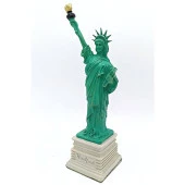 ABD New York Özgürlük Heykeli Reçine 27 cm thumbnail 3