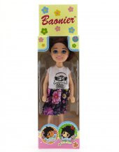 Baonier Çiçek Etekli 14 cm Sarışın Tekli Kız Bebek - 2
