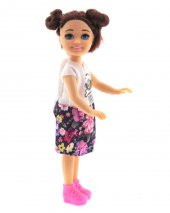 Baonier Çiçek Etekli 14 cm Sarışın Tekli Kız Bebek - 3