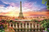 KS Puzzle 500 Parça Sunset İn Eiffel Eyfelde Günbatımı - 2