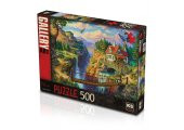 KS Puzzle 500 Parça House On The Cliff - 1