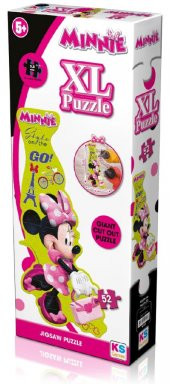 KS Puzzle 52 Parça Minnie Mouse XL  Çerçevesiz - 1