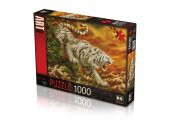 KS Puzzle 1000 Parça White Tiger Beyaz Kaplan - 1