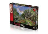 KS Puzzle 1000 Parça The Old Waterway Cottage Eski Suyolu Kır Evi - 1