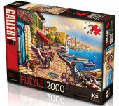 KS Puzzle 2000 Parça A Seaside Holiday thumbnail 1