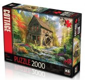 KS Puzzle 2000 Parça Mill Cottage Değirmen Kulübesi - 1