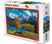 KS Puzzle 2000 Parça Bavarian Alps - 1