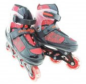 Mega Işıklı Kırmızı Örümcek Paten 34-37 M - 2