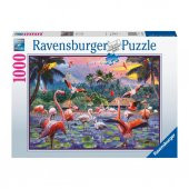 170821 Ravensburger, Pembe Flamingolar - 1000 Parça Puzzle - 1