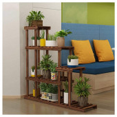 Eskitme Ahşap Dekoratif Çiçeklik Saksılık Balkon Bahçe Standı - 2