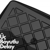 Reyyzen Renault Captur 2020 Sonrası ALT  3D Bagaj Havuzu - 3