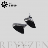 Reyyzen Dacıa Logan 2009-2020 Yarasa Ayna Kapağı Jet Black - 4