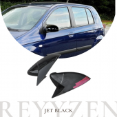 Reyyzen Hyunda Getz Sinyalsiz Yarasa Ayna Kapağı Jet Black - 1