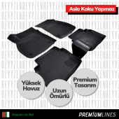 Reyyzen Citroen C4 DS4 2011- 2018 3D Havuzlu Paspas - 3