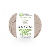 Gazzal *  Gazzal Organic Baby Cotton El Örgü İpi Bulut Pembe 416   Gazzal JİBOWE orjinal ürünler satıcısı - 1