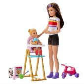 Barbie Bebek Bakıcısı Bebeği Ve Aksesuarları Oyun Setleri - 1
