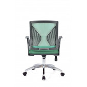 Herkese Mobilya Sante Yeşil Fileli Krom Çalışma Koltuğu Ofis Koltuğu thumbnail 2