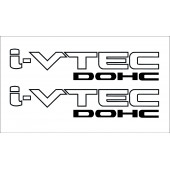 Honda I-vtec Dohc Oto Sticker 2 adet - 1