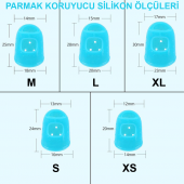 Parmak Koruyucu Silikon 5 Adet - 2