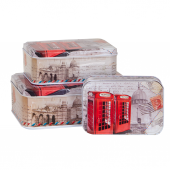 Saklama Kutusu 3 adet (Metal) (Londo) thumbnail 1