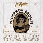La Bella 7GPT Akustik Gitar Teli (10-50) - 2
