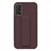Samsung Galaxy A73 Kılıf Silikon El Standlı Mıknatıslı+cam Ekran Koruyucu - 5