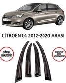 Citroen C4 2012-2020 Arası Cam Rüzgarlık 4lü  Takım - 1