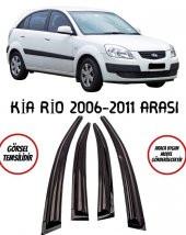Kia Rio HB 2006-2011 Arası Cam Rüzgarlığı 4lü Takım - 1